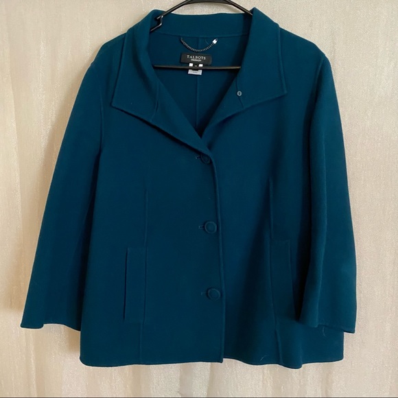 Talbots Jackets & Blazers - Talbots Button Down Wool Jacket